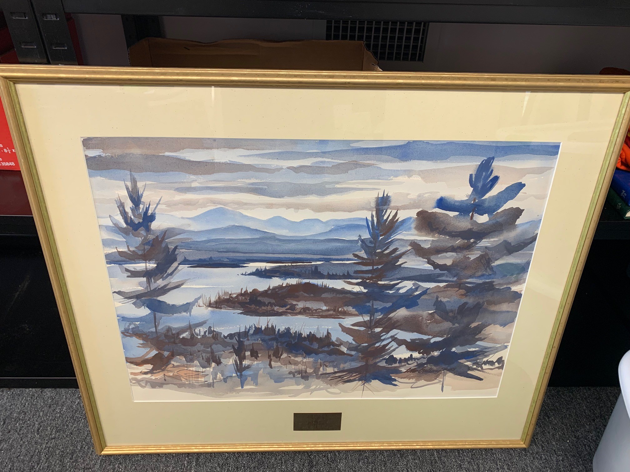 Gallucci Lake & Moutains print